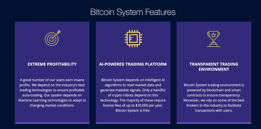 Bitcoin System Feature