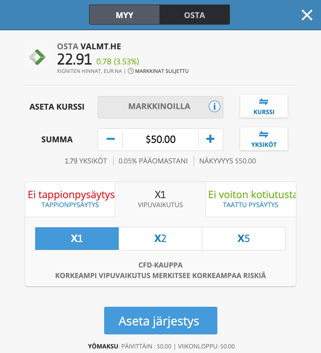 Osta Valmet